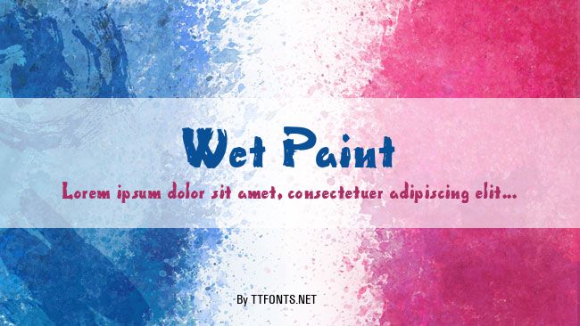 Wet Paint example